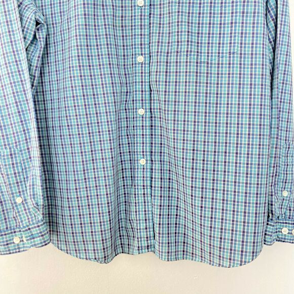 Vintage VTG Levi Strauss & Co Big E Plaid Button Up Long Sleeve Shirt Top 16 - Picture 4 of 8
